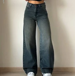 High-Waisted Denim
