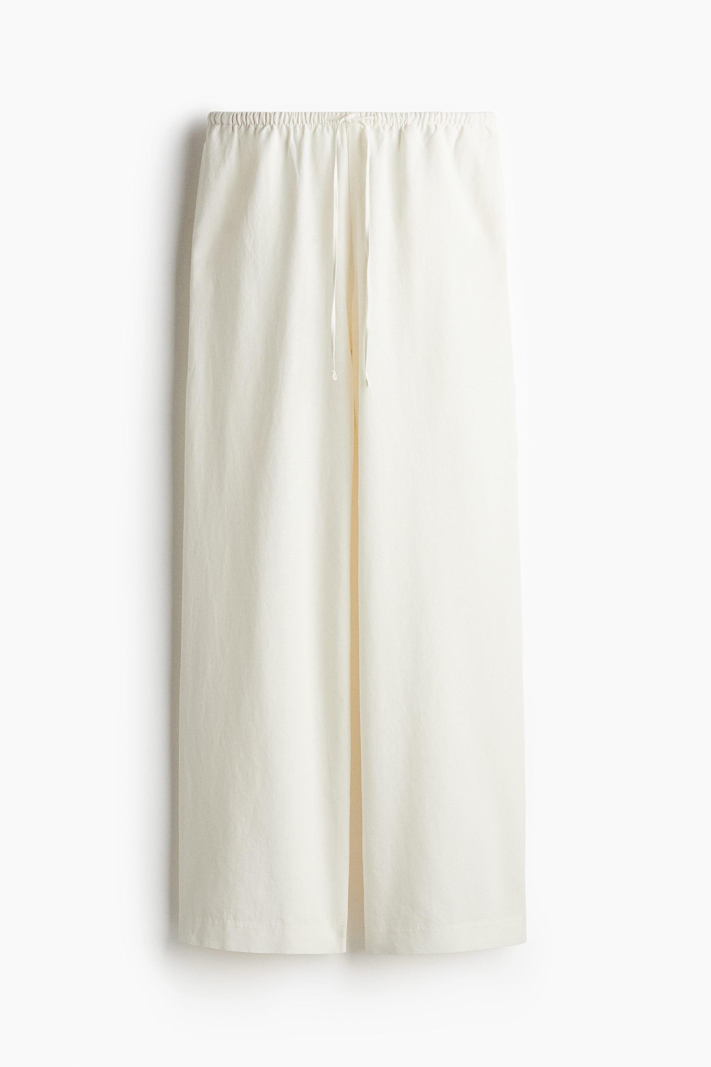 White Linen Pants