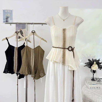 Flowy belted Top