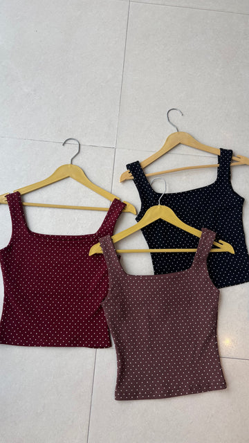 Polka Dot Cami Top