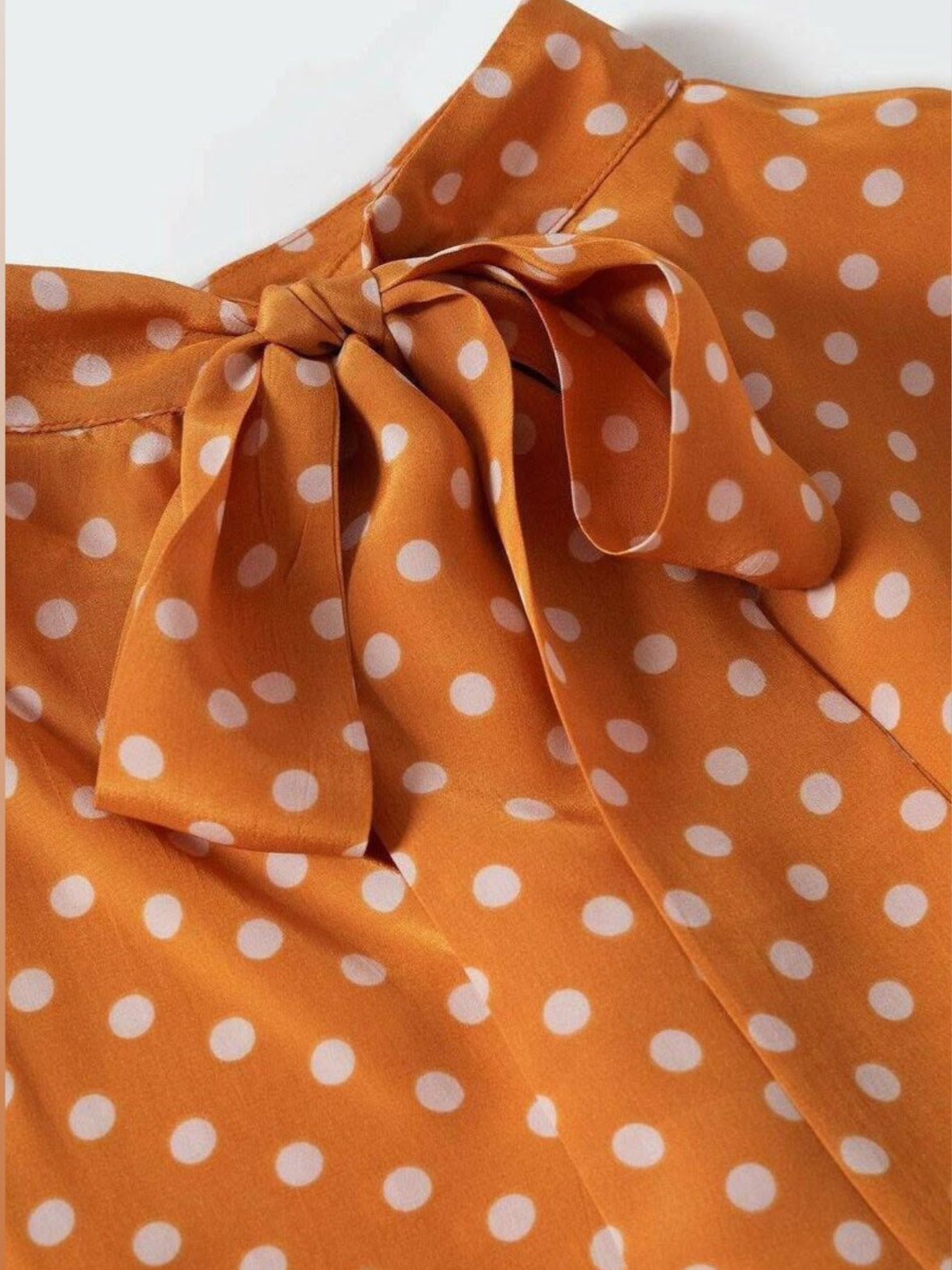 Orange Halter Neck Top