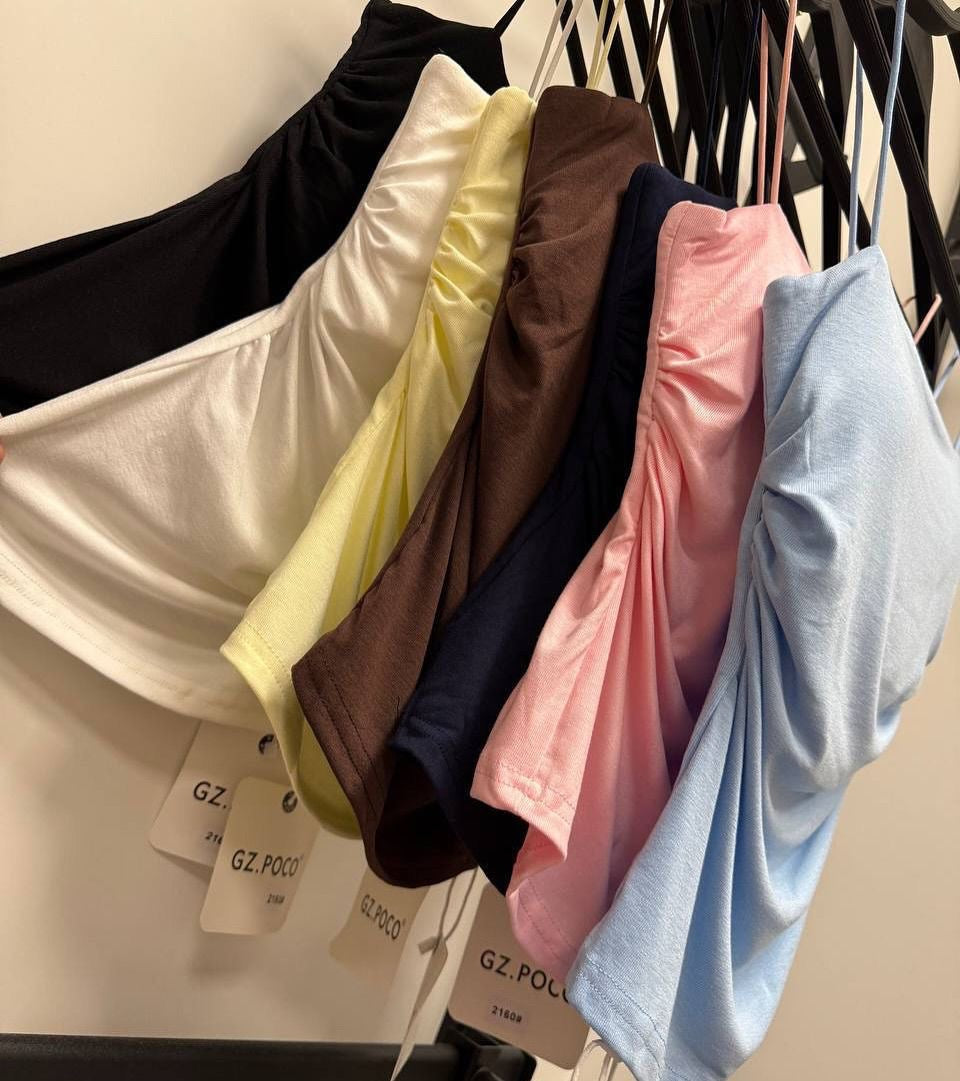 Ruched Padded Cami Top