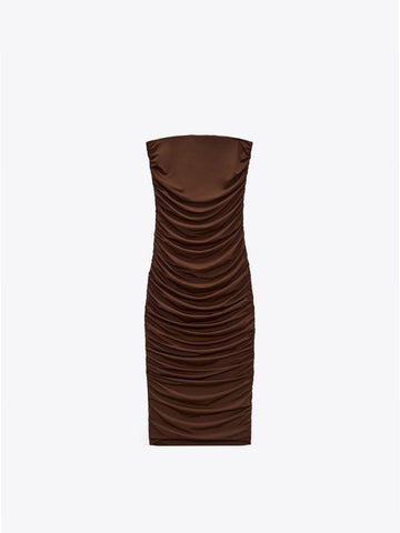 Ruched Tube Dress