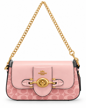 Coach Shoulder Bag with Removable Strap
