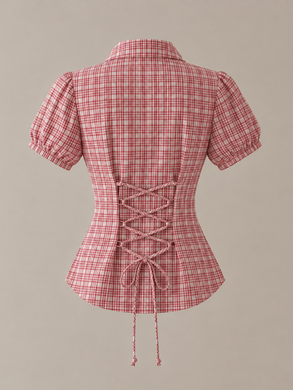 Fitted Plaid Shirt