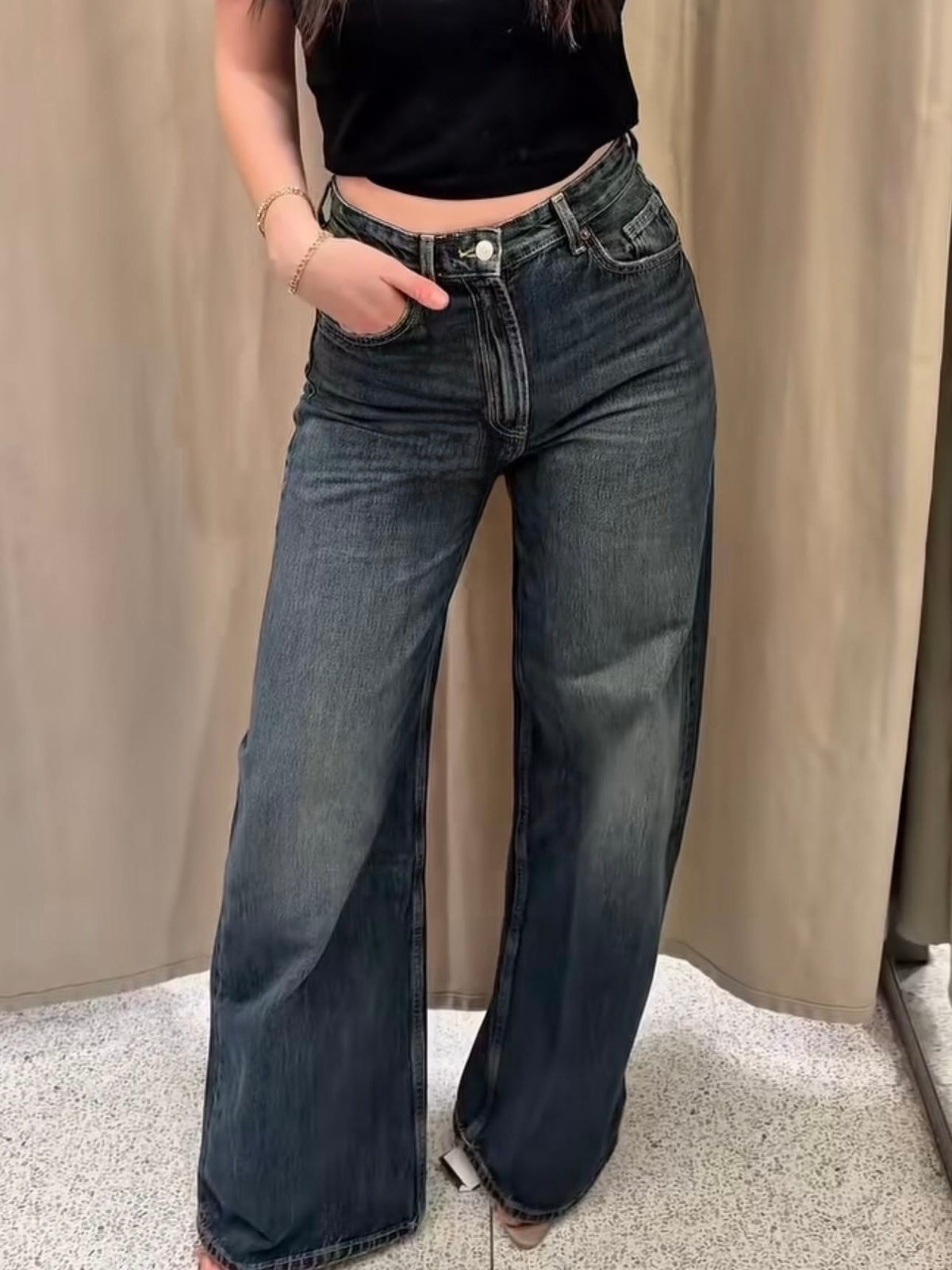 Vintage Wide Leg Denim