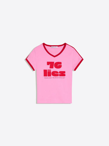 Fitted Pink Babe Tee