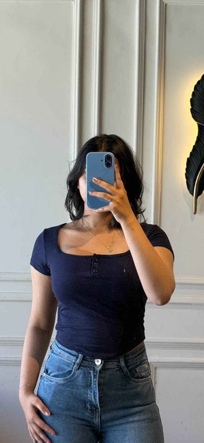 Buttoned up Padded Top