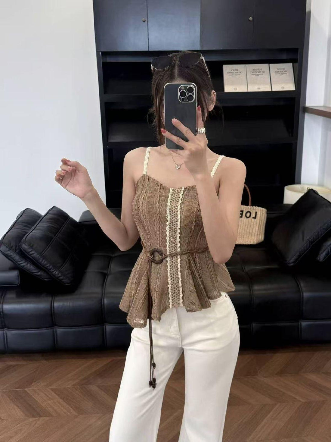 Flowy belted Top