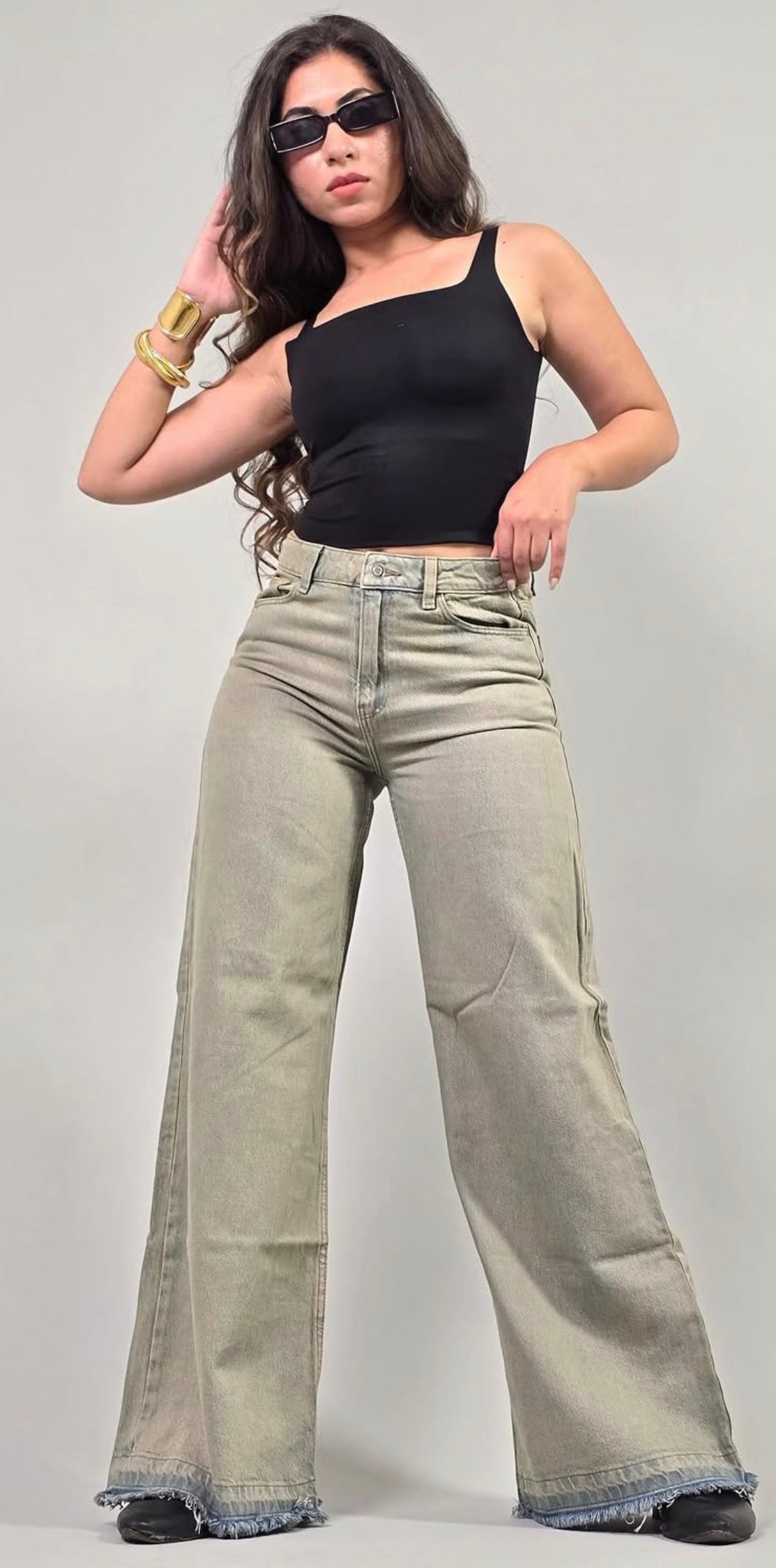 Vintage Baggy Wide Leg Denim