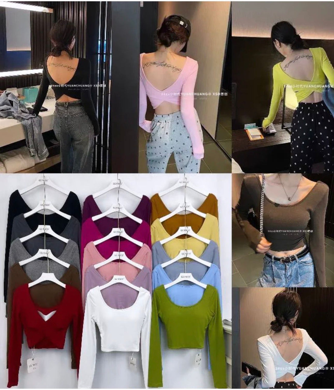 Padded Criss Cross Back Top