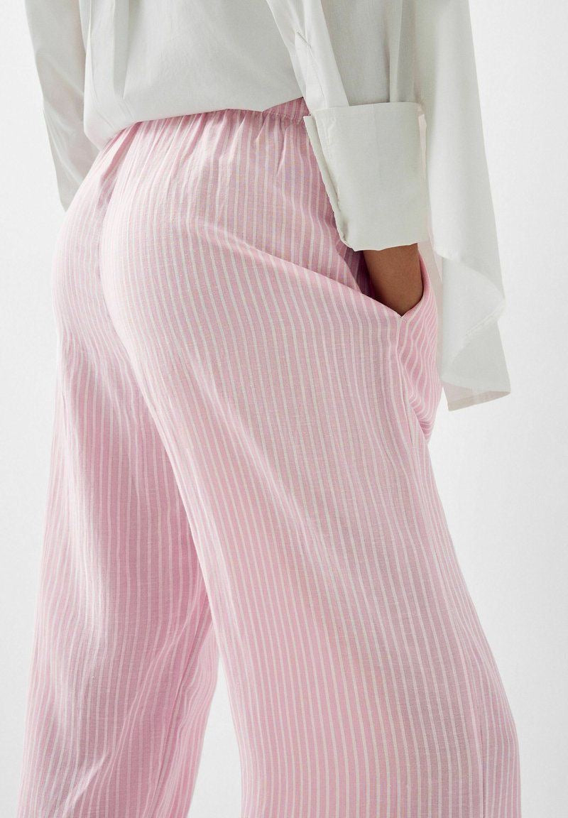 Stripped Linen Pants