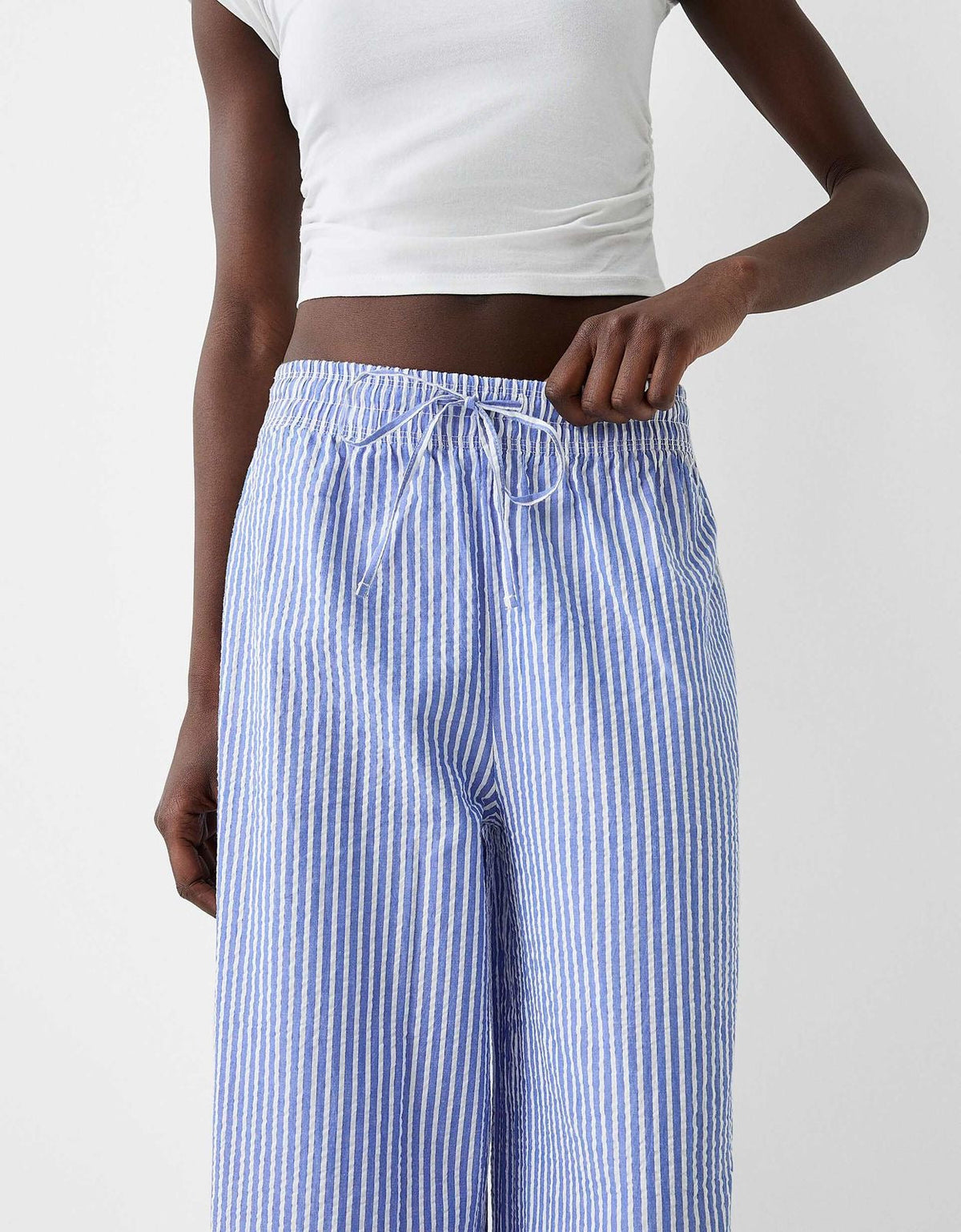 Stripped Linen Pants