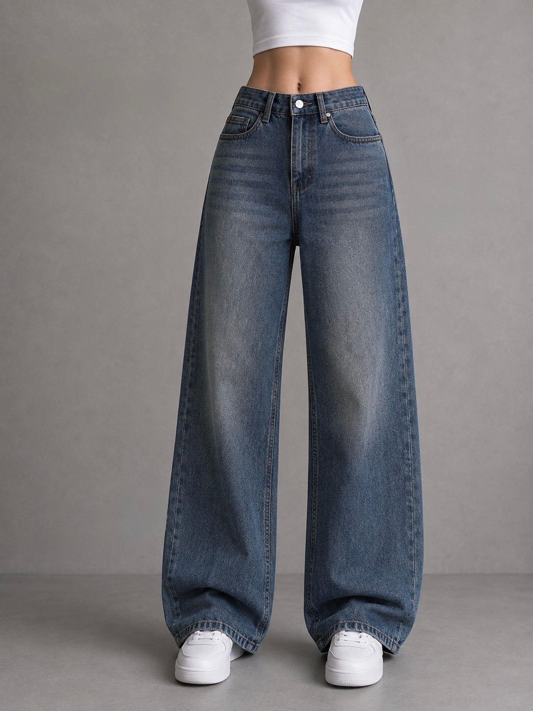 Straight Fit Relaxed Denim