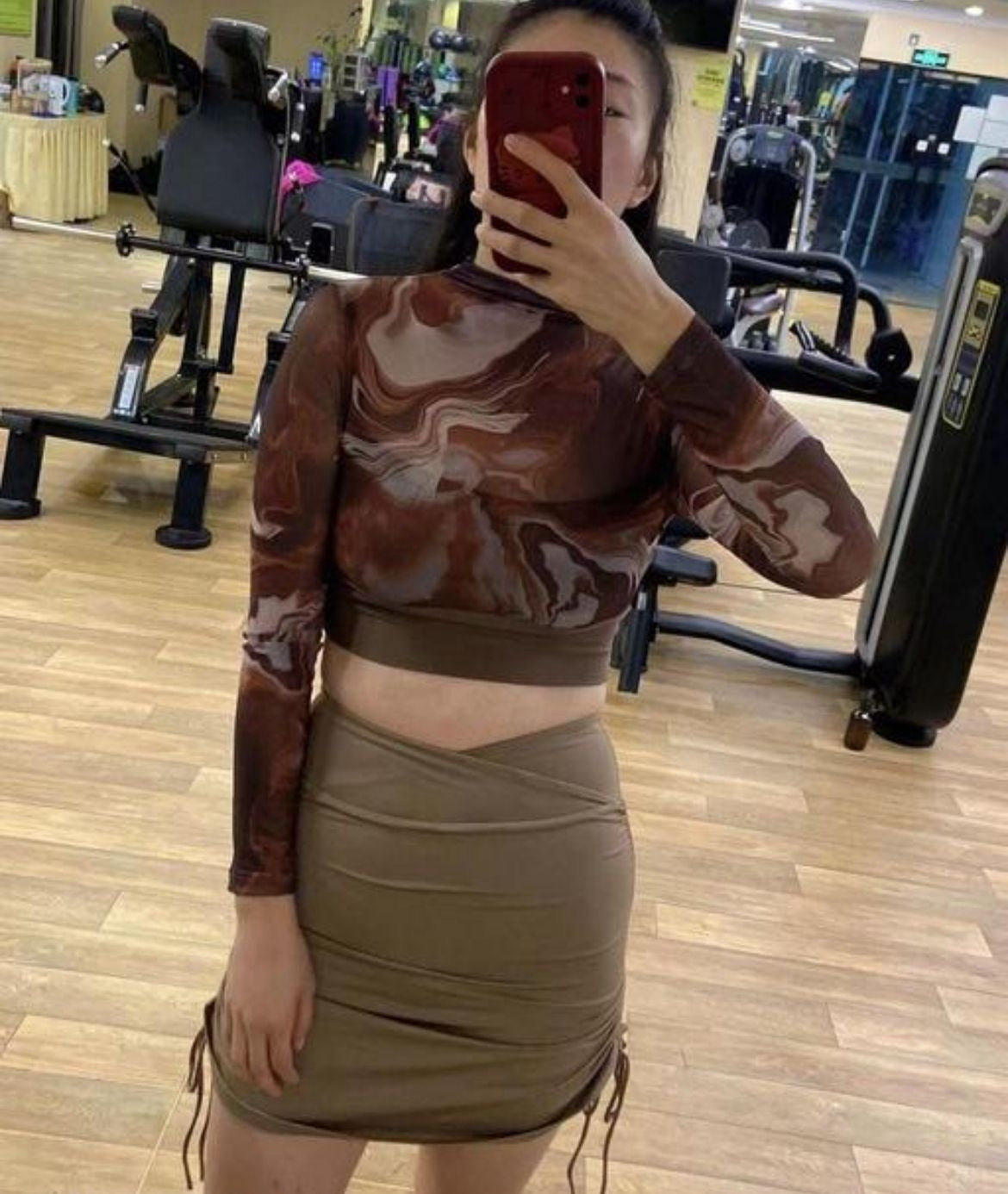 Paded Net Top