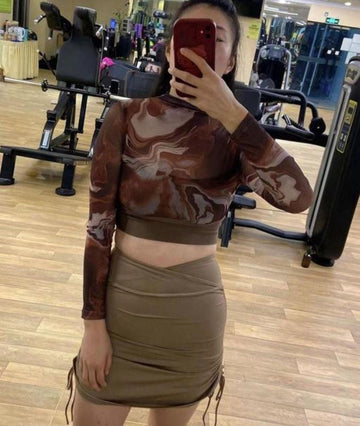 Paded Net Top