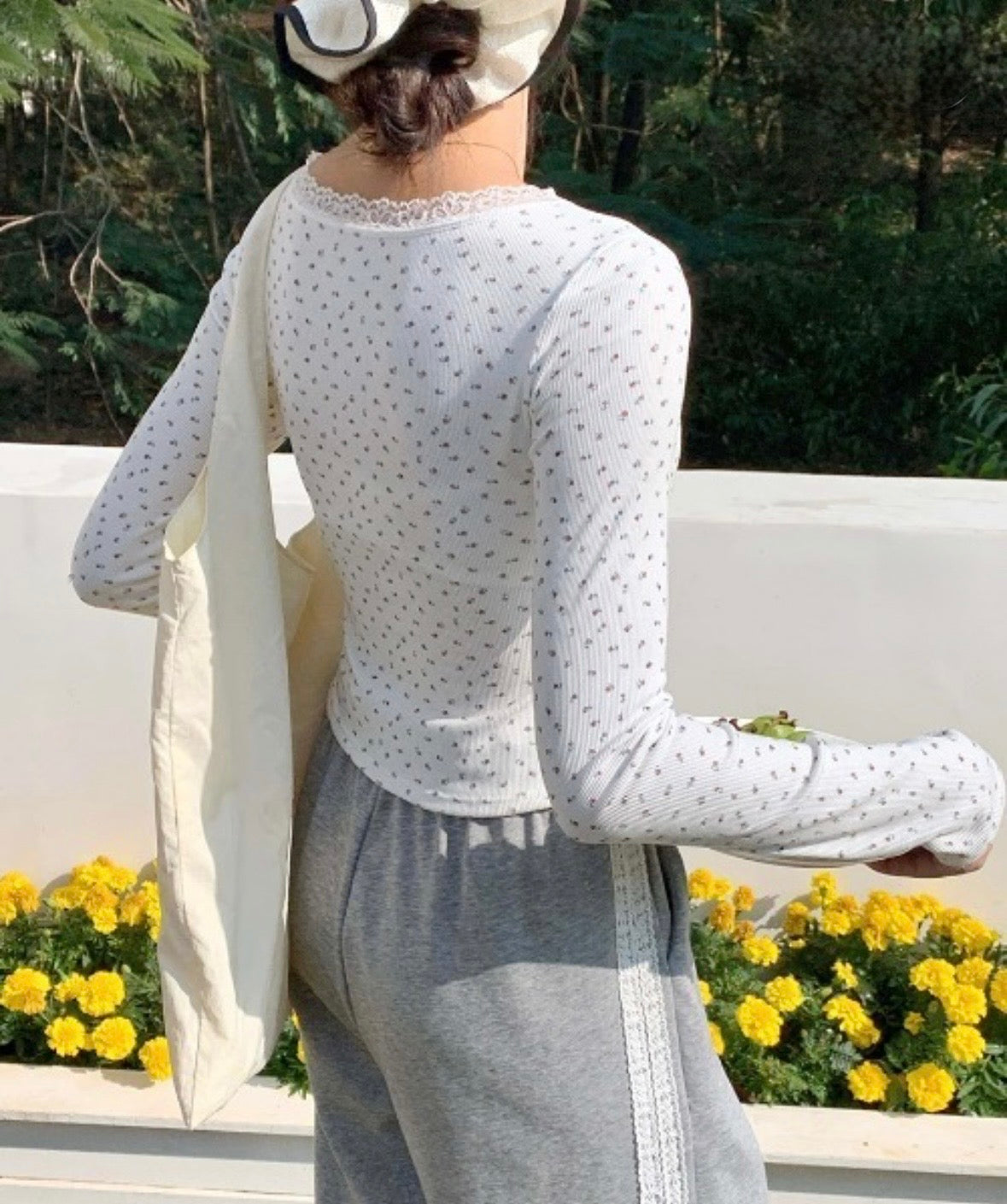 Padded Lace Top