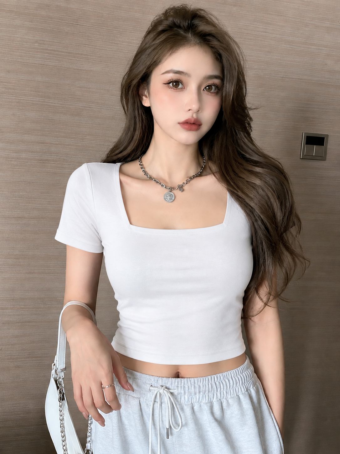 Square Neck Half Sleeve Top