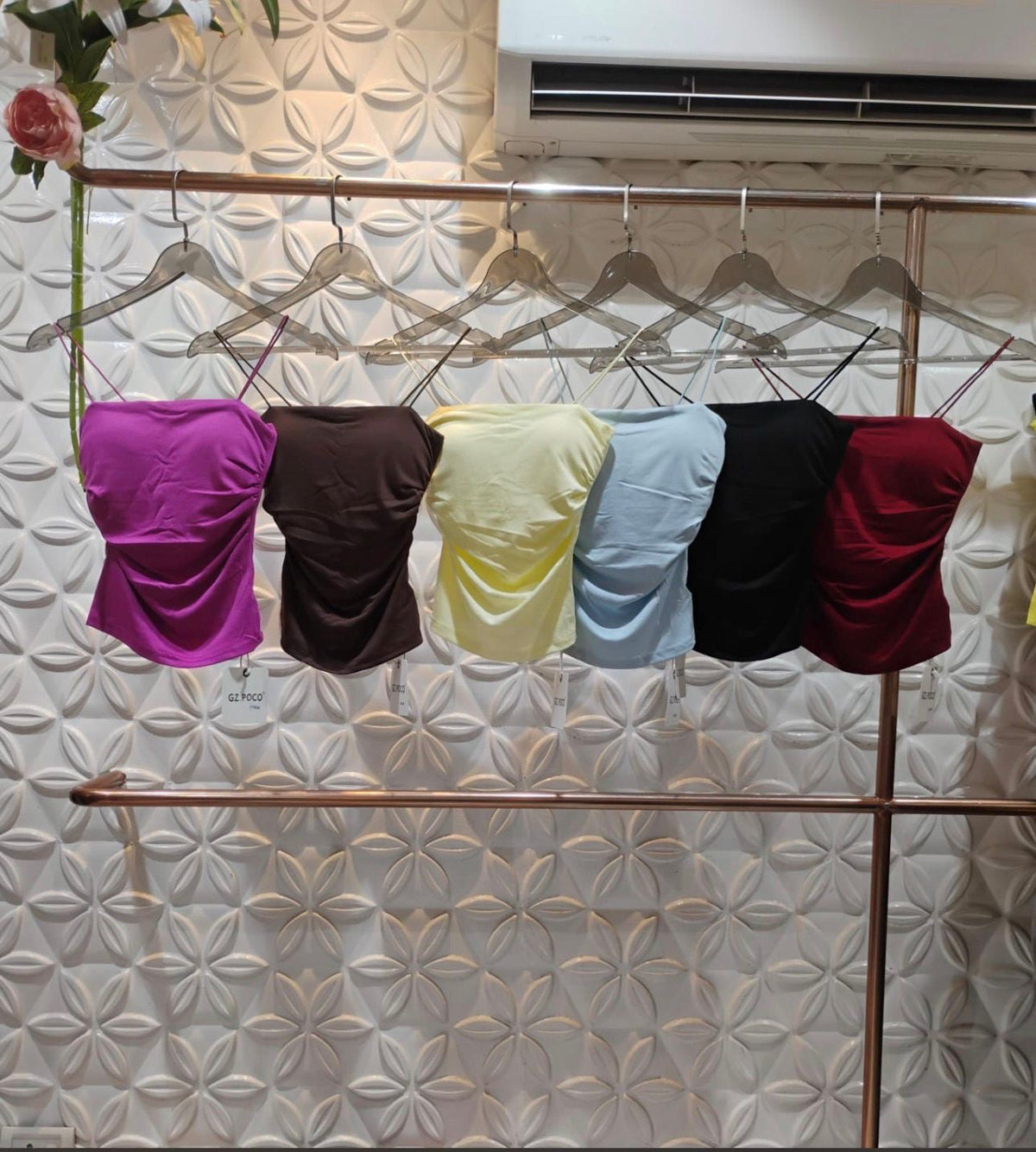 Ruched Padded Cami Top