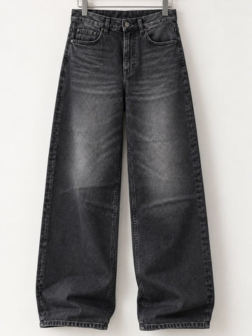Charcoal Straight Fit Denim