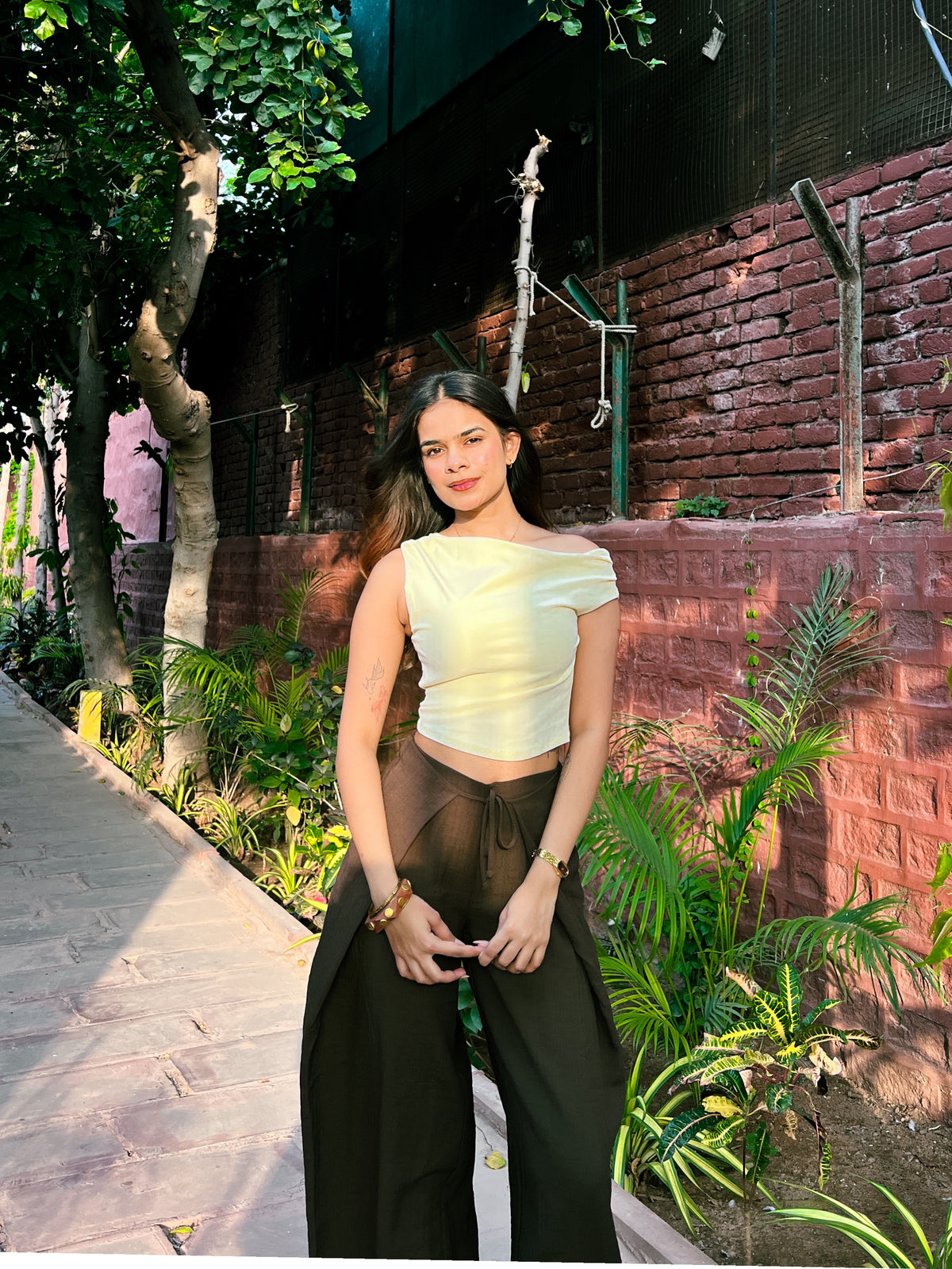 One Down Shoulder Top