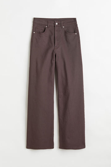 HM Brown Wide Leg Denim