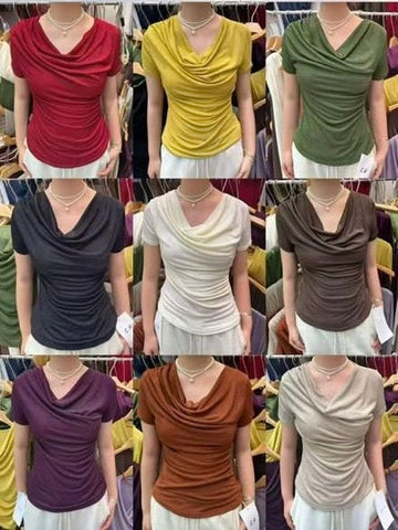 Gathered Neck Top