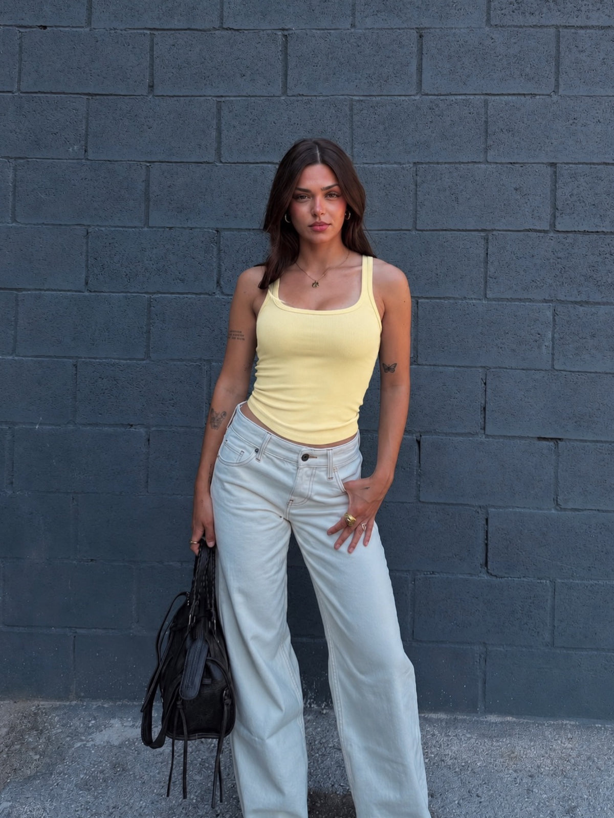 Square Neck Padded Top