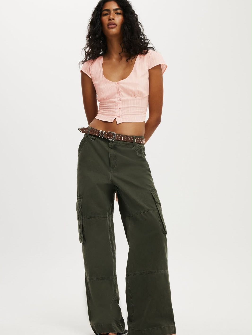 Buttoned Up Fitted Top