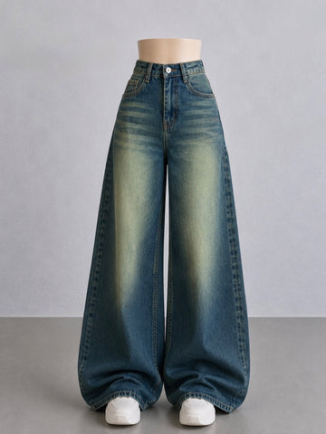 Baggy Wide Leg Denim