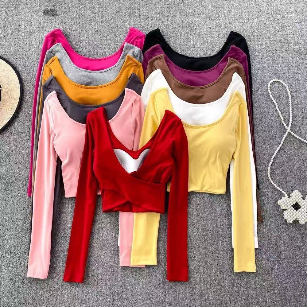 Padded Criss Cross Back Top