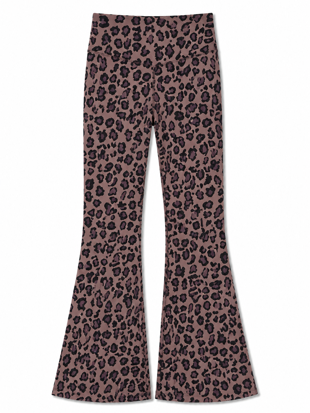 Leopard Print Flared Pants