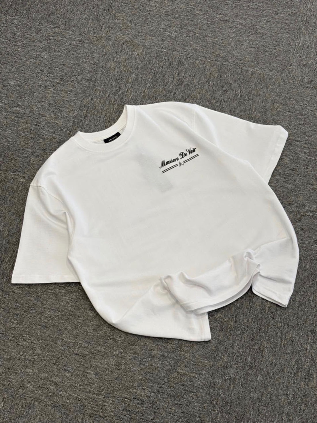 Backprint Graphic White T-shirt