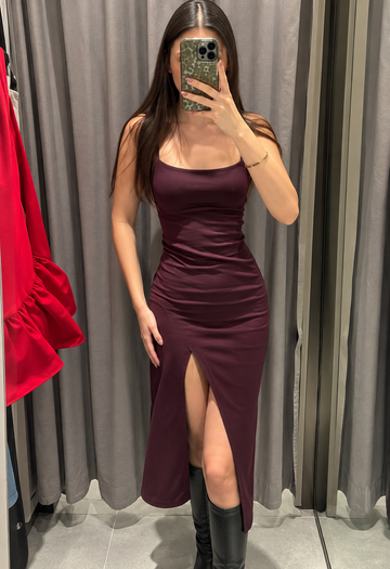 Bodyfit Slit Dress