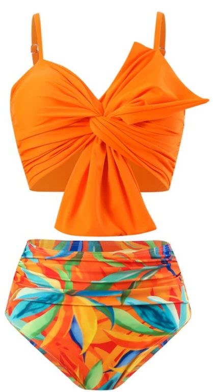 Orange Modest Beachwear