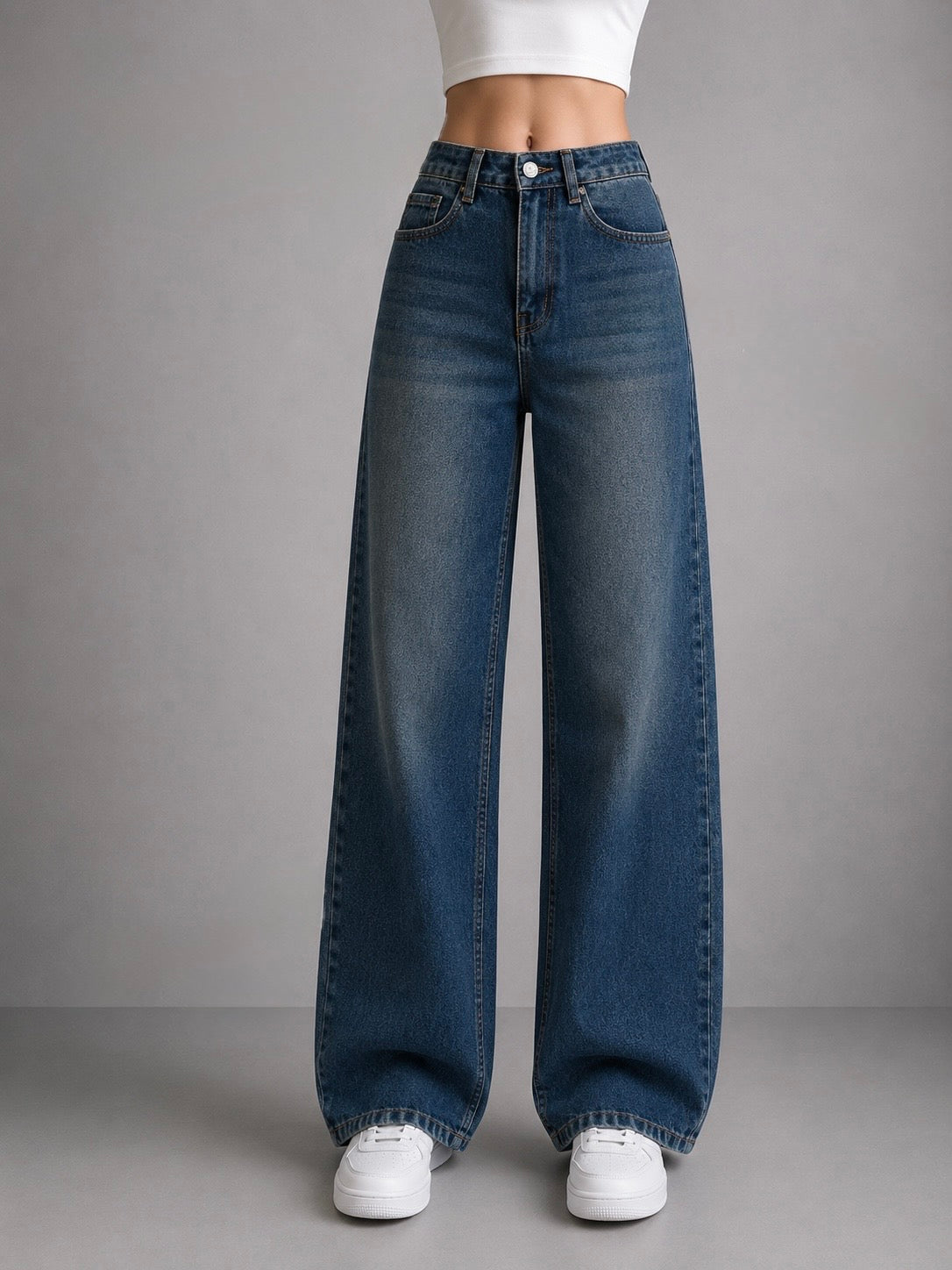 Straight Fit Relaxed Denim