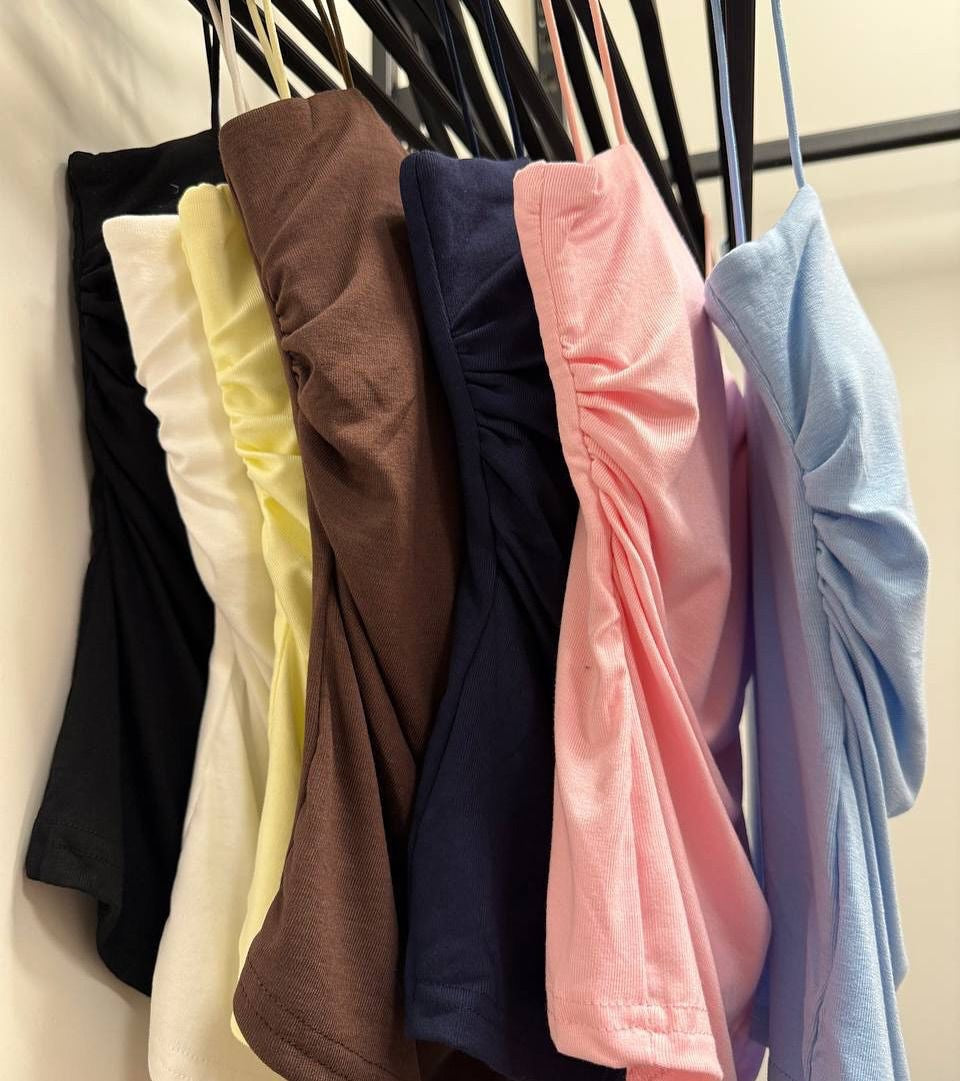 Ruched Padded Cami Top