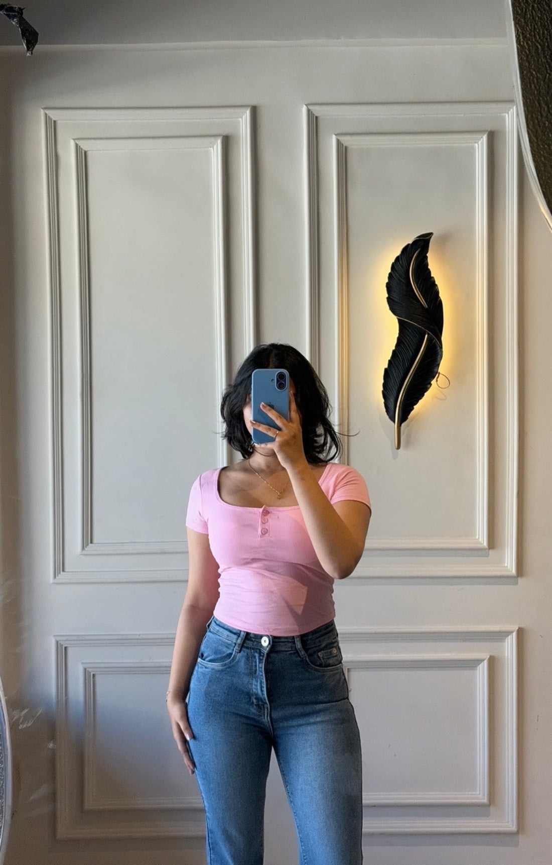 Buttoned up Padded Top