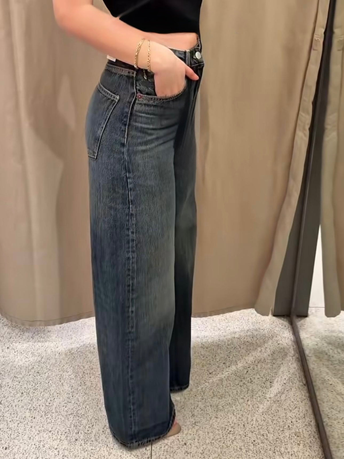 Vintage Wide Leg Denim