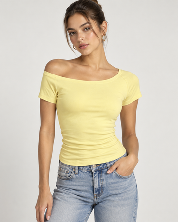 Asymmetrical Shoulder Top