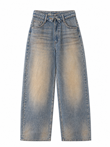 Folded Waist Denim
