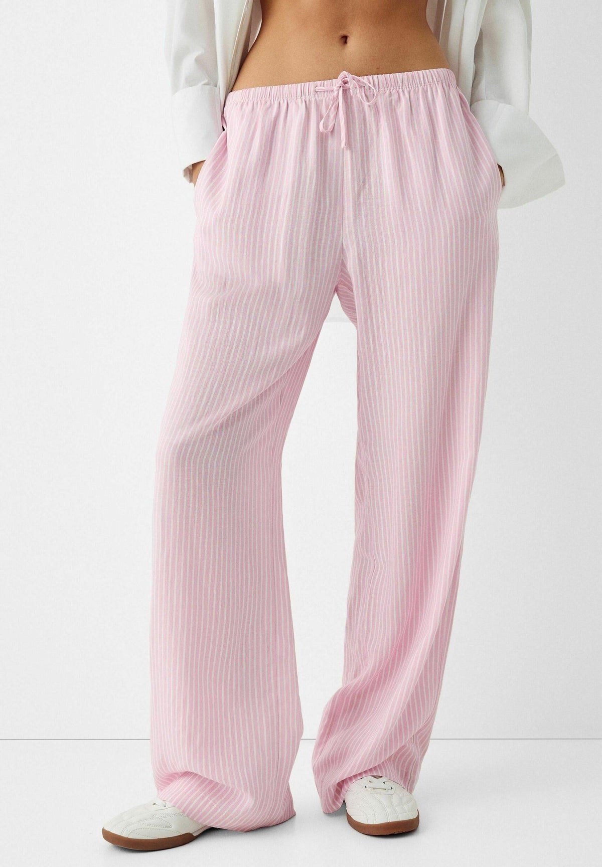 Stripped Linen Pants