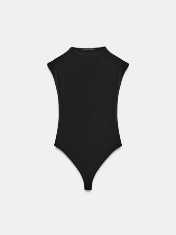 Cap sleeve Backless Bodysuit