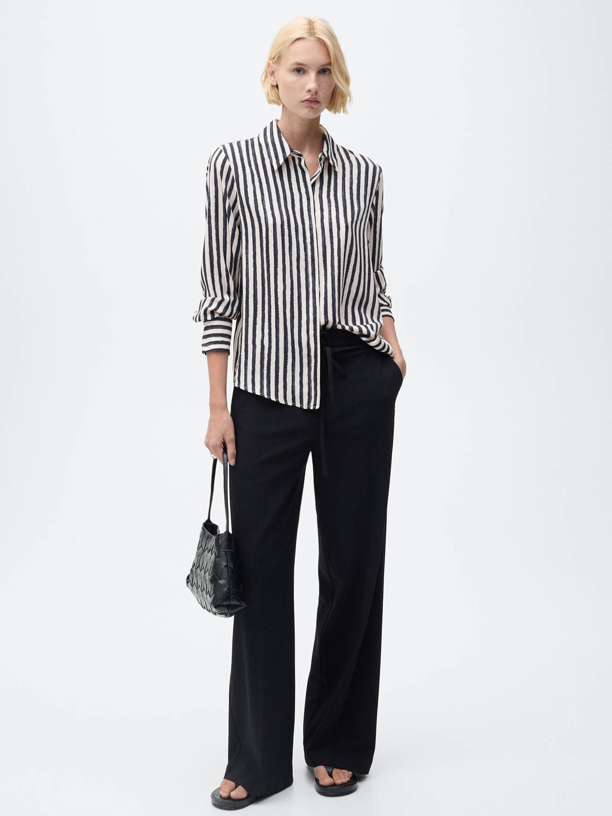 Black & White Stripped Shirt