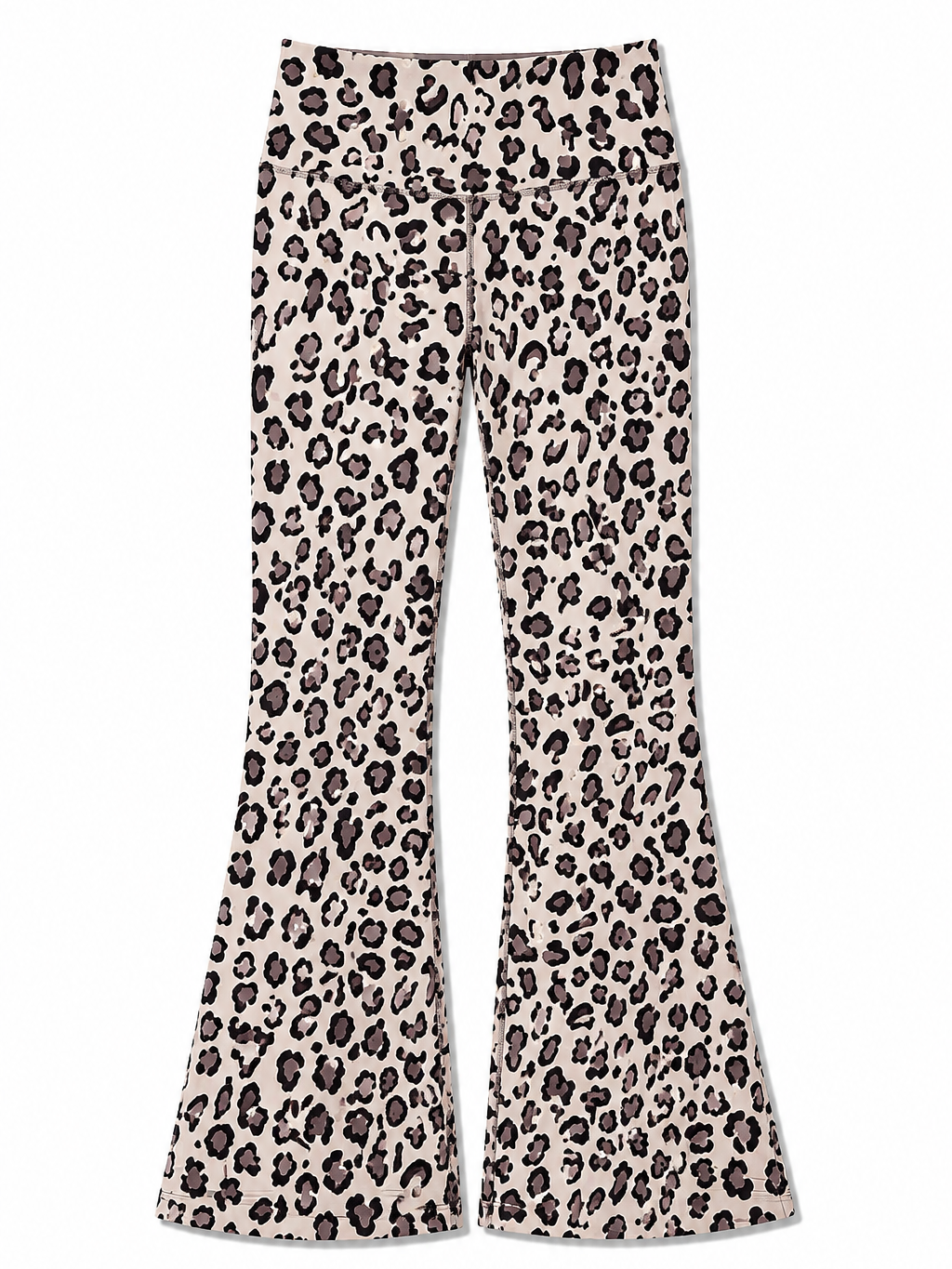 Leopard Print Flared Pants