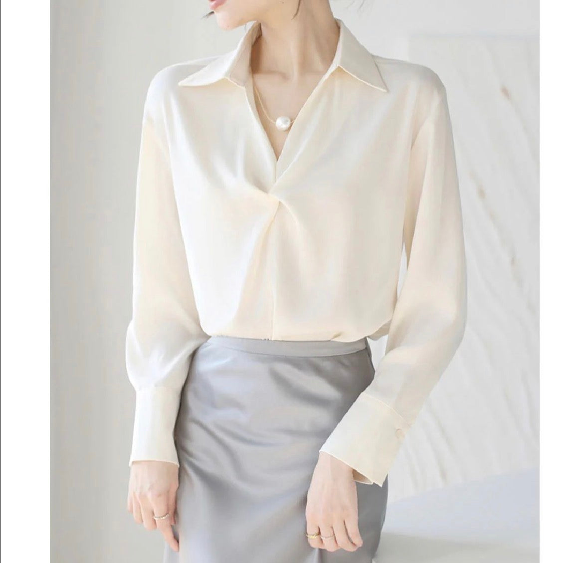 Chain Neck Full Sleeve Shirt