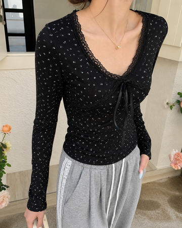 Padded Lace Top