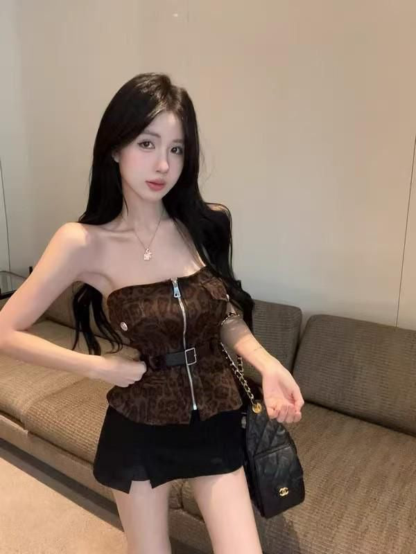 Leopard Tube Top