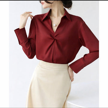 Chain Neck Full Sleeve Shirt