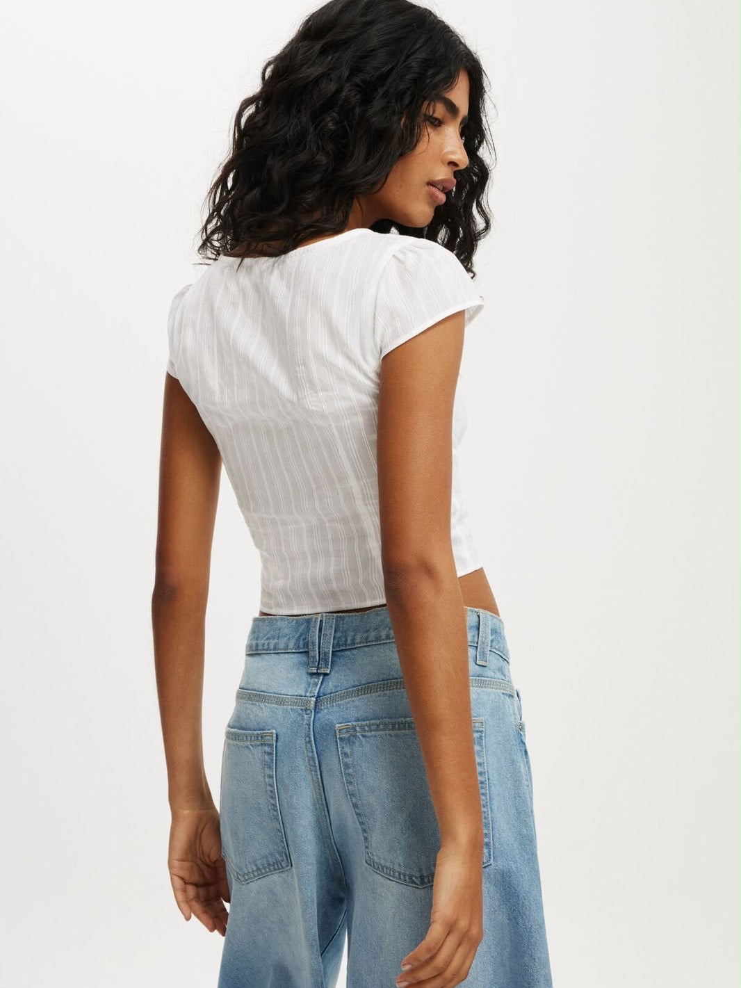 Buttoned Up Fitted Top
